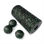 Yoga Roller Peanut Ball Set – 3pcs. EPP Foam Massager for Deep Tissue Back Pain Relief and Muscle Recovery Therapy