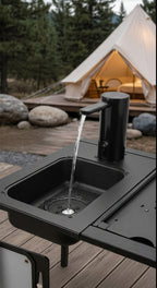 Portable Camping Water Dispenser – Electric Folding Rechargeable Water Pump for IGT Tables, Outdoor Travel and Picnic Hydration