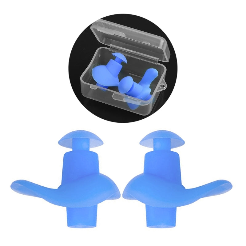 Waterproof Silicone Swimming Ear Plugs – Soft Reusable Swim Earplugs for Noise Reduction and Ear Protection