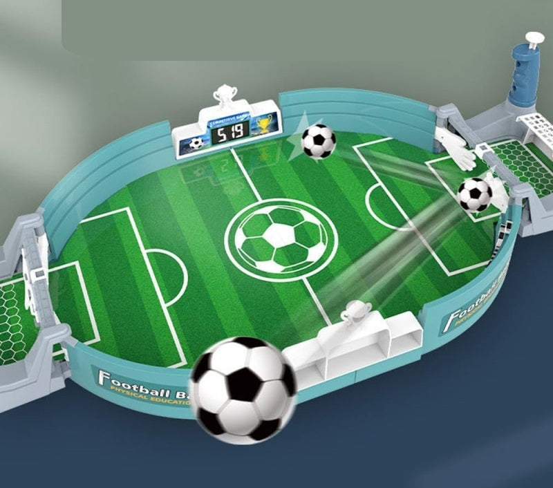 Table Soccer Board Game Set – Portable Desktop Football Toy for Family Parties, Kids Interactive Play and Gift Giving