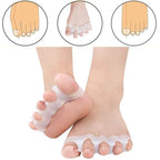 Silicone Toe Separators and Bunion Protectors – Soft Gel Toe Stretchers for Pain Relief, Foot Alignment and Everyday Comfort.