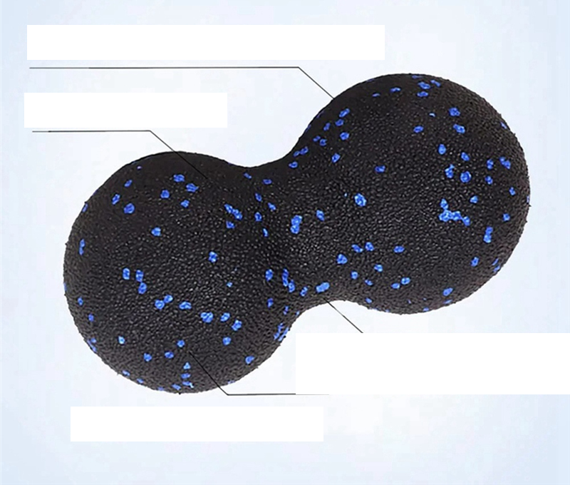 Yoga Roller Peanut Ball Set – 3pcs. EPP Foam Massager for Deep Tissue Back Pain Relief and Muscle Recovery Therapy