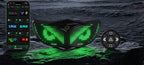 Universal Smart LED Helmet Display – Customizable Light Screen for Bicycle, Motorcycle, Scooter, Skateboard Helmets and Backpacks, Perfect for Night Visibility and Style