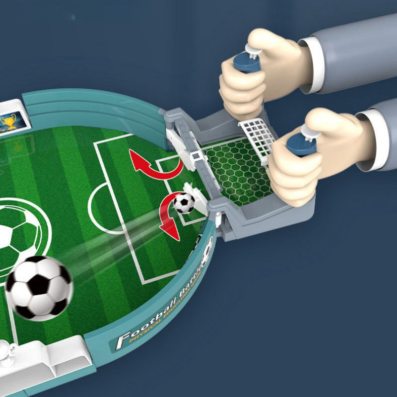 Table Soccer Board Game Set – Portable Desktop Football Toy for Family Parties, Kids Interactive Play and Gift Giving