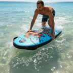 Inflatable Drop-Stitch Bodyboard – Premium Surfboard for Kids and Adults, Offering Durable Buoyancy, Compact Storage and Summer Wave-Riding Fun