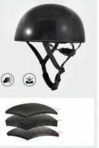 MOON Denim Look Cycling Helmet – Fashionable Reinforced PC Shell Protective Headgear for Skateboarding, E-Scooters, Commuting and Urban Riding