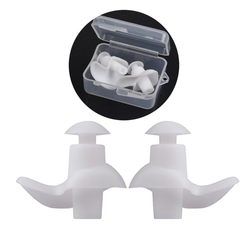 Waterproof Silicone Swimming Ear Plugs – Soft Reusable Swim Earplugs for Noise Reduction and Ear Protection