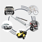 Car Tire Repair Kit – Emergency Internal Rubber Plug Set with Long Tire Filler Tool for Fast, Reliable Roadside Tire Repair