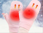 Rechargeable Heated Motorcycle Gloves – Waterproof Winter Riding Gloves with Three Heat Levels, Anti Slip Grip and Washable Design