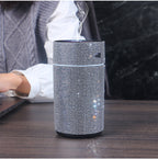 Luxury Diamond Car Diffuser – Shiny LED Humidifier and Air Freshener for Stylish Auto Interiors, Aromatherapy Ambience and Refreshing Everyday Drives