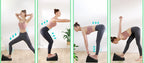 Yoga Bricks Squat Wedge Blocks – Adjustable Non-Slip Slant Boards for Stretching, Strength Training and Improved Flexibility Support