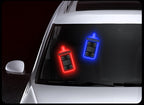 Solar Car Decorative Warning Lights – LED Ambient Bottle Lights for Triangle and Rear Windows with Eye-Catching Automotive Safety Styling