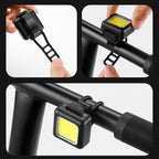 Rechargeable Bicycle Lights – Compact LED Front and Rear Bike Light Set for Night Riding and Outdoor Adventures