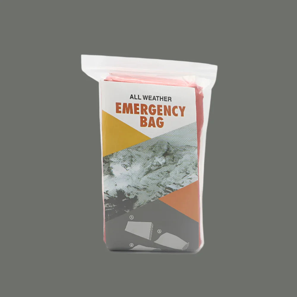 Emergency Survival Sleeping Bag – Waterproof, Reusable Thermal Blanket Keeps You Warm and Safe in Critical Outdoor Situations