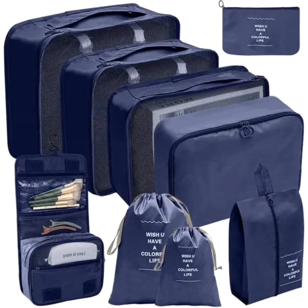 10 Piece Luggage Organizers