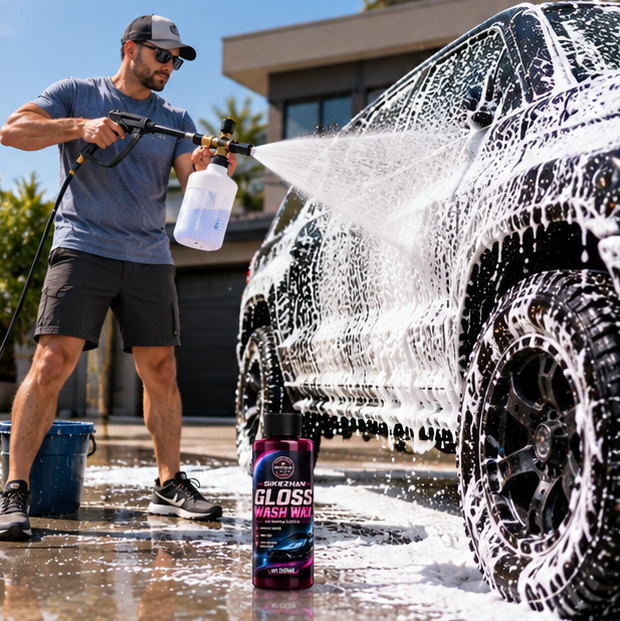Extreme Foaming Car Wash Soap – 100ml Pink Bodywash & Wax Formula for Foam Cannons, Foam Guns and Bucket Washing