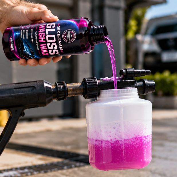 Extreme Foaming Car Wash Soap – 100ml Pink Bodywash & Wax Formula for Foam Cannons, Foam Guns and Bucket Washing