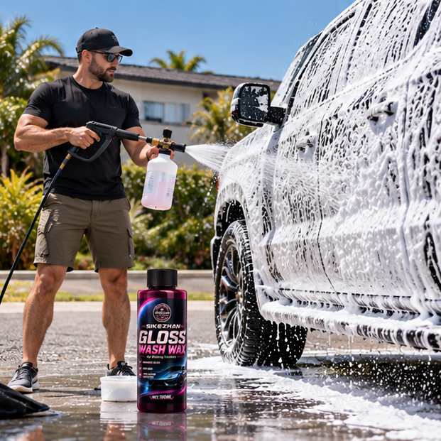 Extreme Foaming Car Wash Soap – 100ml Pink Bodywash & Wax Formula for Foam Cannons, Foam Guns and Bucket Washing