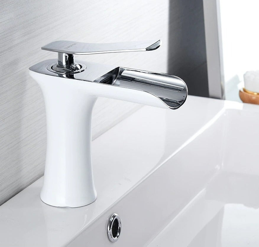 Modern Waterfall Bathroom Tap – Stylish Design & Elegant Water Flow