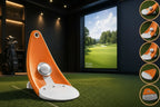 Portable Golf Putter Alignment Tool – Foldable Indoor and Outdoor Practice Holder with Triple Aim Points for Stable, Accurate Putting Training