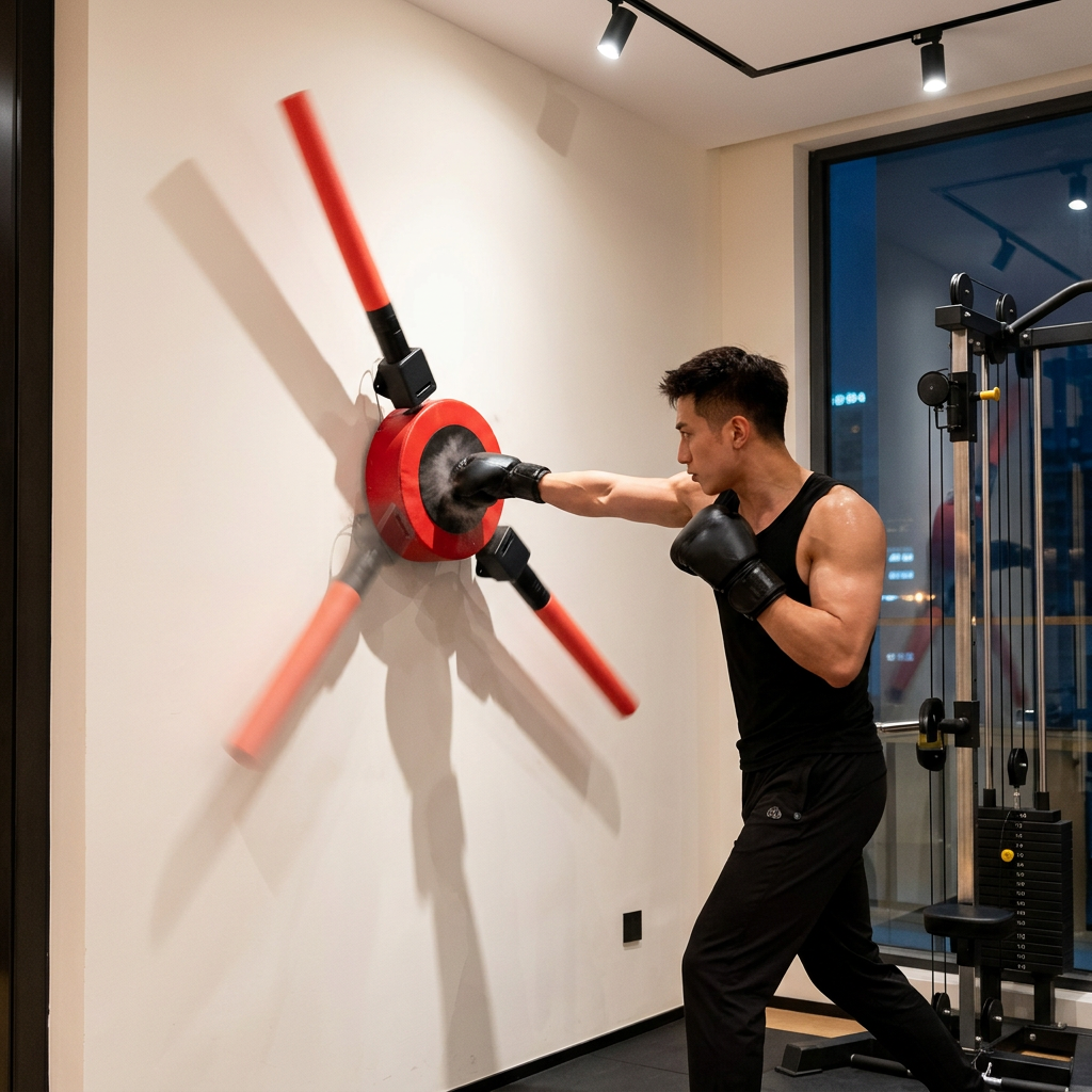 Electric Boxing Reaction Target – Wall-Mounted Speed Ball Training Pad for Punching Reflex Drills, Fitness Workouts and Home Boxing Practice