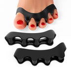 Silicone Toe Separators and Bunion Protectors – Soft Gel Toe Stretchers for Pain Relief, Foot Alignment and Everyday Comfort.