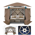 Pop Up Gazebo Screen Tent – Instant Camping Screen House with Mosquito Netting for Outdoor Patio Backyard and Picnic Protection.