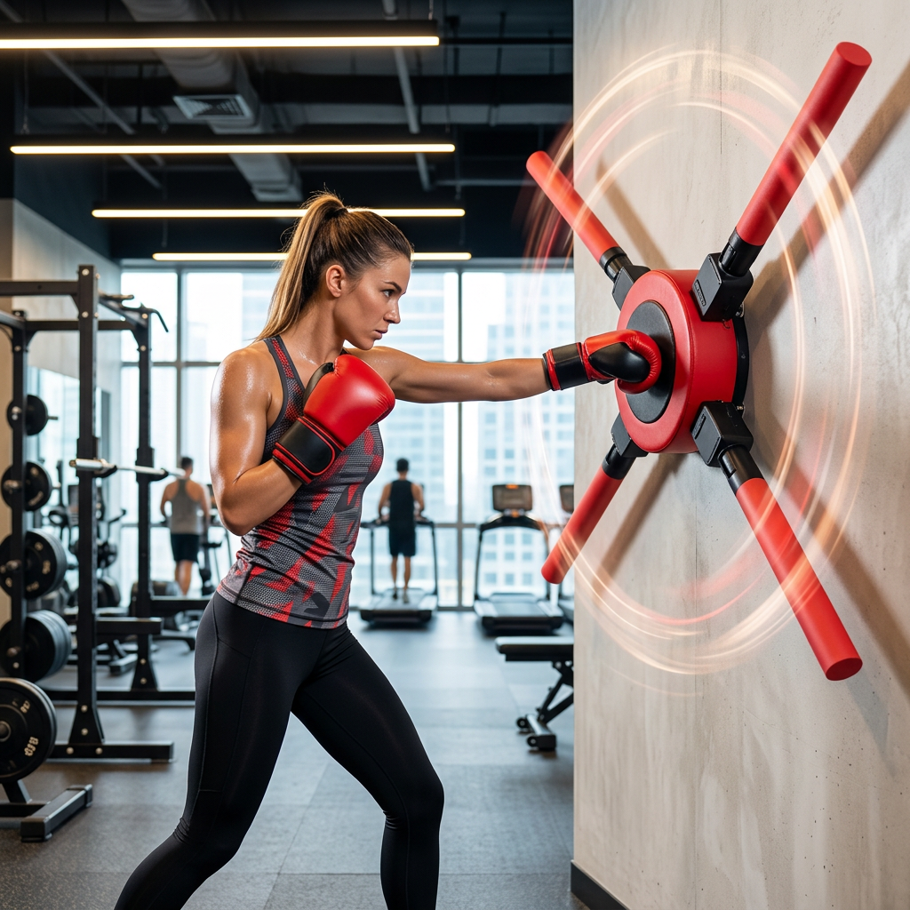 Electric Boxing Reaction Target – Wall-Mounted Speed Ball Training Pad for Punching Reflex Drills, Fitness Workouts and Home Boxing Practice