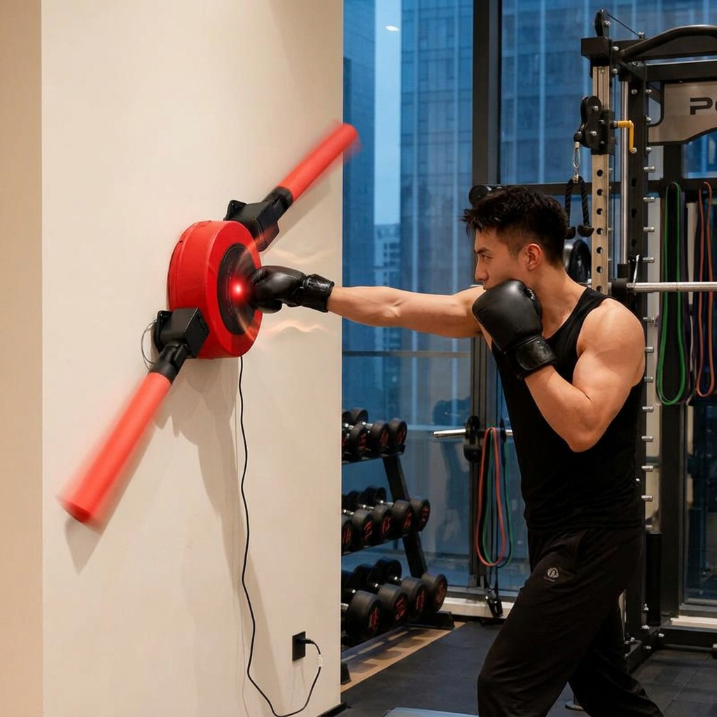 Electric Boxing Reaction Target – Wall-Mounted Speed Ball Training Pad for Punching Reflex Drills, Fitness Workouts and Home Boxing Practice