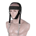 Neck Training Harness Strap - Adjustable Head and Neck Strength Exercise Gear for Gym Fitness Muscle Building and Resistance Workouts