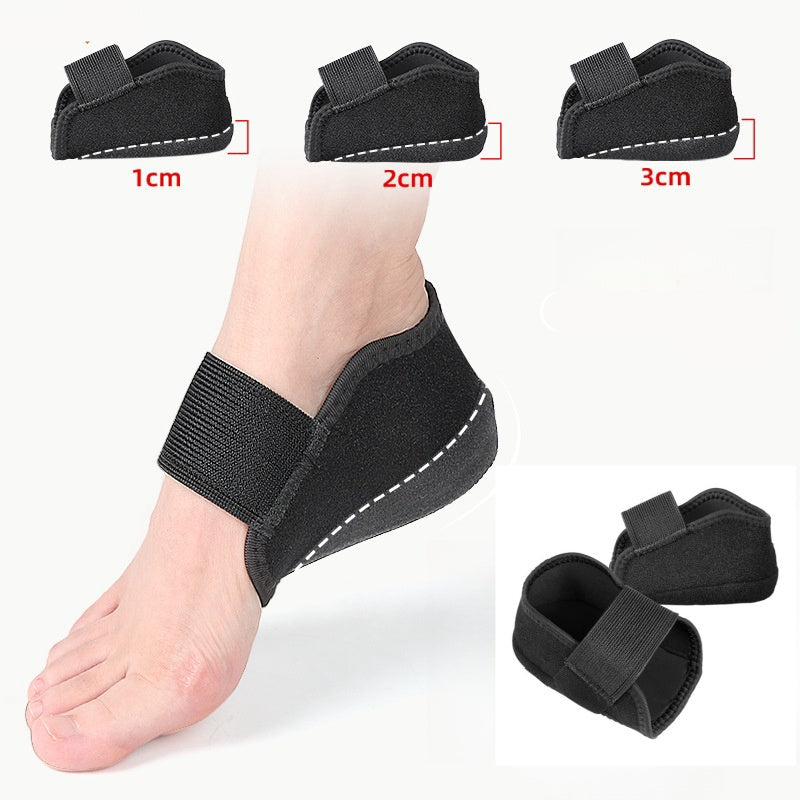 Silicone Heel Pads – Invisible Height Increase Insoles with Arch Support, Comfortable Foot Cushion for Pain Relief