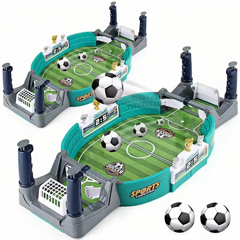 Table Soccer Board Game Set – Portable Desktop Football Toy for Family Parties, Kids Interactive Play and Gift Giving