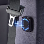 Magnetic Car Seat Belt Holder – PU Leather Safety Belt Limiter Clip Designed to Prevent Sliding, Falling and Uncomfortable Seatbelt Movement