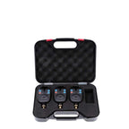 Waterproof Night Light Fishing Bite Alarm – 3-Pack Black Koi Pike Coarse Fishing Alarms with High-Sensitivity Alert System for Nighttime Fishing