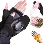 Rechargeable Heated Motorcycle Gloves – Waterproof Winter Riding Gloves with Three Heat Levels, Anti Slip Grip and Washable Design