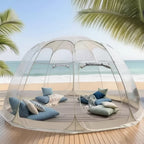 Large Pop-Up Bubble Tent – Weatherproof Outdoor Igloo Screen House for Camping, Patios and Gardens with Oversized Space and Cold-Weather Protection