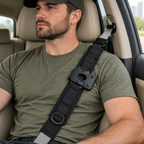 Tactical MOLLE Car Seat Belt Organizer – Universal Modular Storage Sheath for Vehicle Interiors, Compact Gear Carry and Everyday Road Accessories