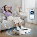 Vibration Plate Fitness Machine - Full Body Workout Power Vibrate Platform for Weight Loss, Muscle Toning and Home Gym Exercise Equipment