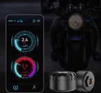 Bluetooth Motorcycle TPMS – Real Time Tire Pressure and Temperature Monitoring System with IP67 Waterproof Protection and App Alerts
