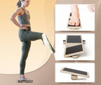 Anti Slip Wooden Balance Board - Ankle Stretcher for Ballet and Fitness Training, Home Gym Stability Exercise Equipment