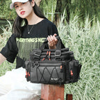 Multi-Layer Fishing Storage Bag – Portable Rod Carry Case with Tackle Organizer, Lining Protection & Large Capacity for Fishing Gear & Accessories