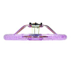 Heart-Shaped Acrylic Steering Wheel – Universal 350MM Transparent 14-Inch Sports Car Wheel with Multicolor Options for Custom Interior Styling
