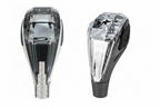 Seven-Color LED Crystal Shift Knob – Universal Illuminated Gear Shifter Handle Compatible with 8mm, 10mm and 12mm Shift Rods