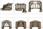 Pop Up Gazebo Screen Tent – Instant Camping Screen House with Mosquito Netting for Outdoor Patio Backyard and Picnic Protection.