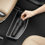 Under Seat Car Storage Box – Universal Removable Organizer for Seat-Bottom Accessories, Gadgets and Everyday Vehicle Interior Organization