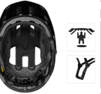 Rechargeable LED Cycling Helmet – Ultralight MTB Mountain and Road Bike Helmet for Men and Women with High-Visibility Safety Light