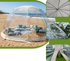 Large Pop-Up Bubble Tent – Weatherproof Outdoor Igloo Screen House for Camping, Patios and Gardens with Oversized Space and Cold-Weather Protection