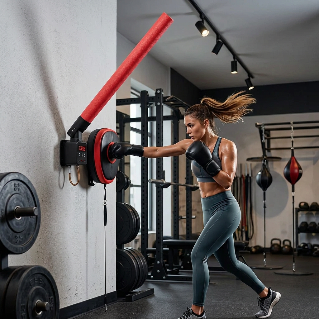 Electric Boxing Reaction Target – Wall-Mounted Speed Ball Training Pad for Punching Reflex Drills, Fitness Workouts and Home Boxing Practice