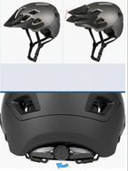 Rechargeable LED Cycling Helmet – Ultralight MTB Mountain and Road Bike Helmet for Men and Women with High-Visibility Safety Light