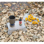 Ultralight Folding Camping Table - Portable Food-Grade Mini Table for Outdoor Hiking, Picnic and Travel with Compact Design